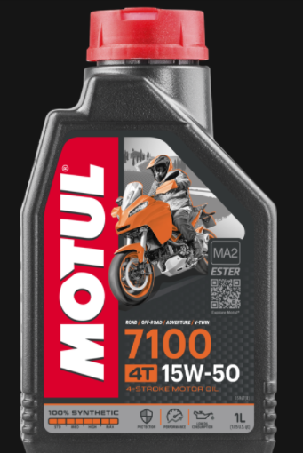 5 L MOTUL 7100 15W50 MA2 100% Synthetic Engine Oil 4T Moto Quad Atv Scooter